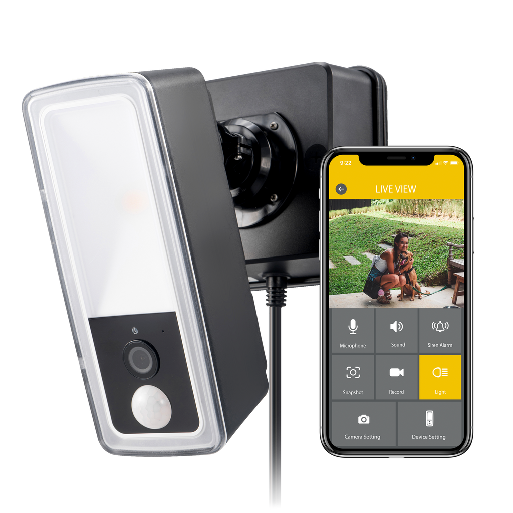 Security Camera with Motion-Activated Floodlight - KODA™