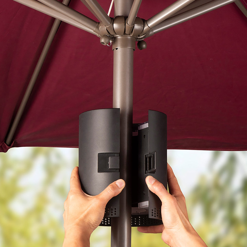 LED Umbrella Patio Light with Solar Charging Panel - KODA™